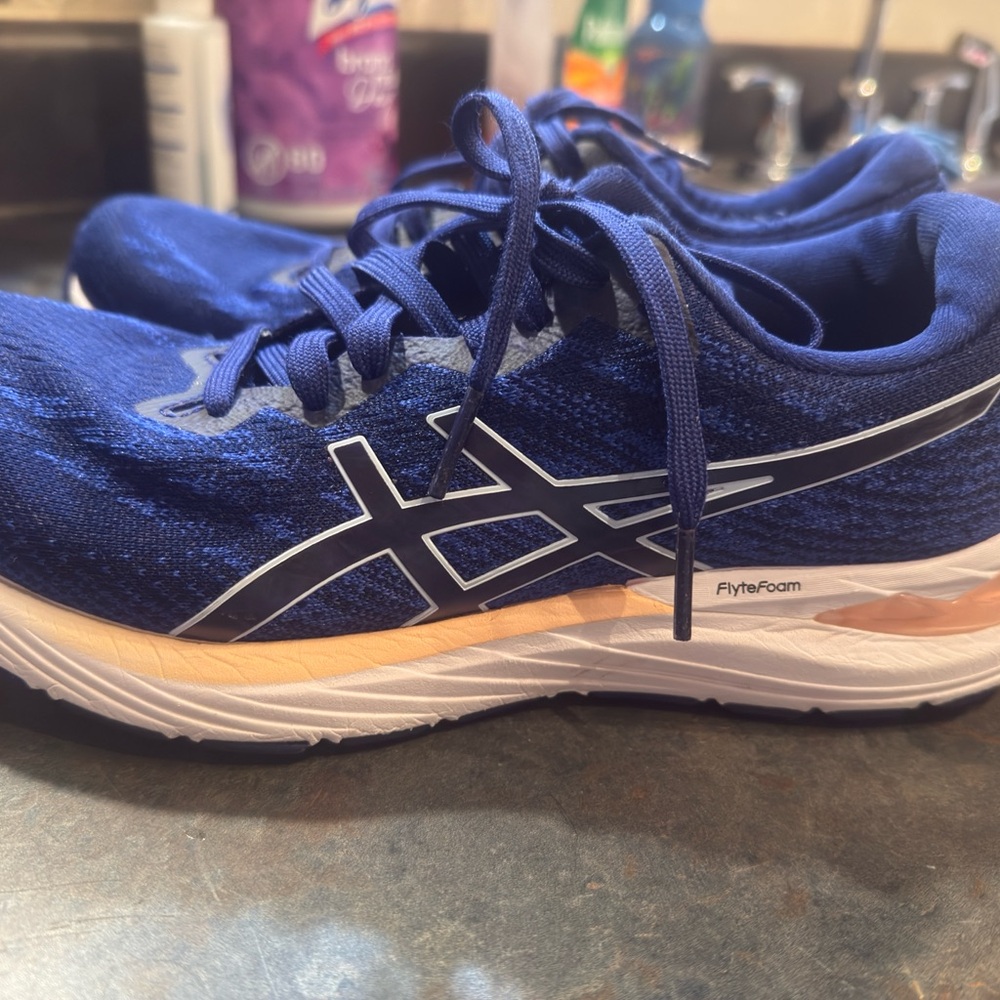 Asics Women's Athletic Shoes - Blue and White
